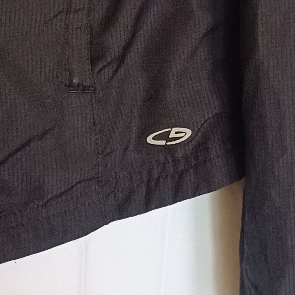 C9 Champion Women's Large Black Track Jacket Full Zip Reflective Zip Pockets - Picture 8 of 14